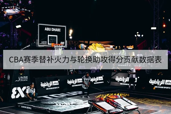 CBA赛季替补火力与轮换助攻得分贡献数据表